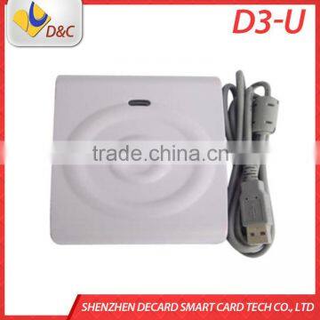 New Design And Portable Contactless Smart Card Reader With USB And RS232 Interface