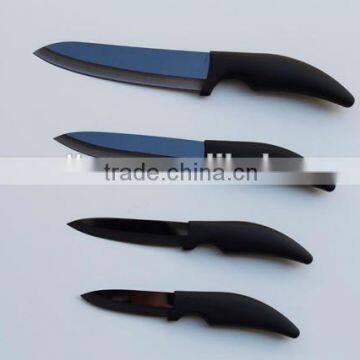 4pcs Black Mirror Ceramic Knife Vogue Design High Quality Knife set