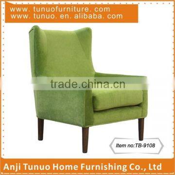 New design upholstered chair,Rubber wood legs,Polyester cover,TB-9108