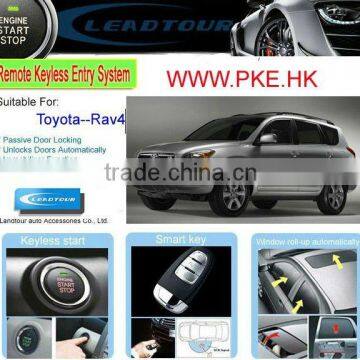 Anti-hijacking Car Alarm System with RFID Keyless Entry Remote Engine Start for Toyota RAV4