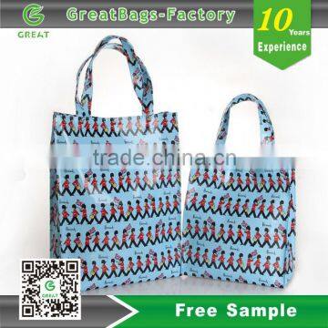 fashionable custom PVC shopping bags