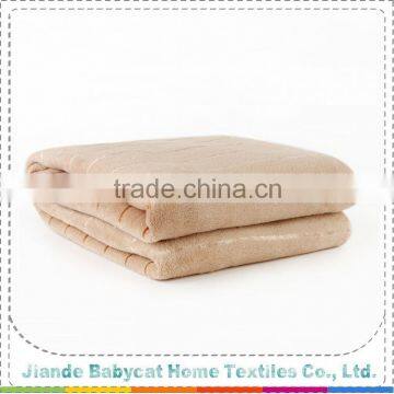 Wholesale prices custom design soft plush fleece blanket directly sale