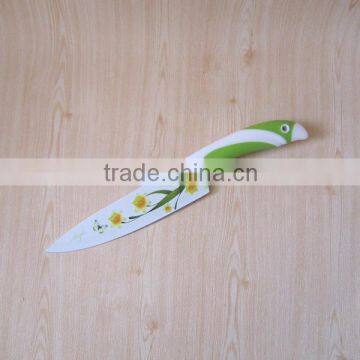 Wholesales kitchen chef knife with printed blade