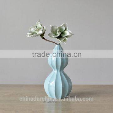 Solid colour Porcelain Calabash Vase