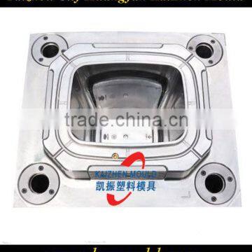 High quality injection plastic bins mould Huangyan plastic trash bucket mould outside trash can mould