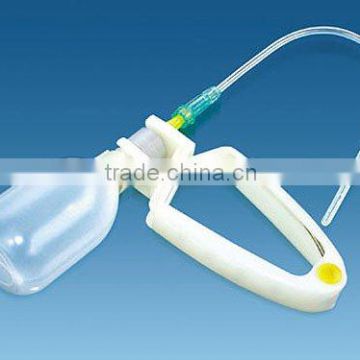 manual sputum aspirator with bottle/cannula