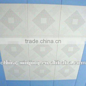 Accoustic space design square metal false ceiling with high quality