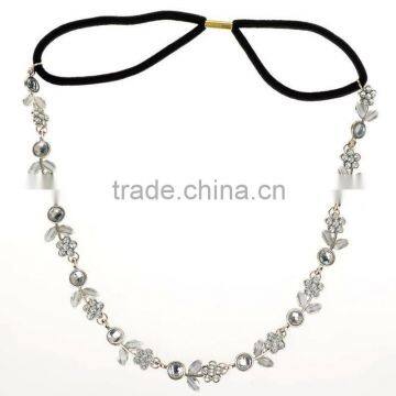 Chic Elastic Fashion Metal Rhinestone Head Chain Jewelry Headband Head Hair Band photo-5