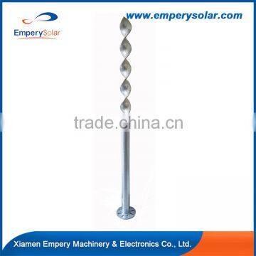 76*1600 Solar Ground Screw Anchor For Solar Mounting System