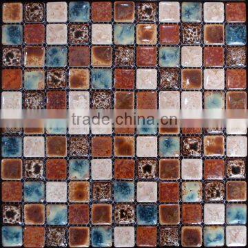 canvas mural wall high quanlity ceramic mosaic for covering wall