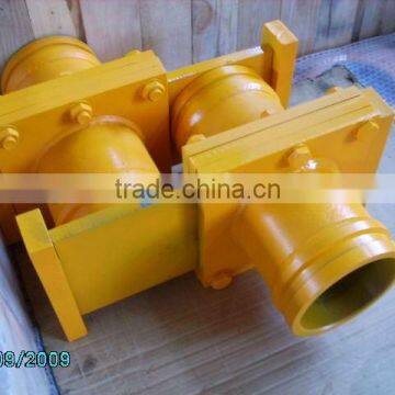 concrete pump mechanical shut off valves
