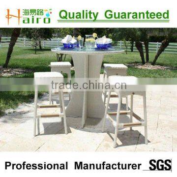 Hot sale garden pe outdoor wicker bar