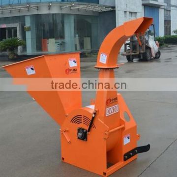 wood shredder chipper/ tractor wood chips shredder/wood chipper machine price