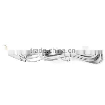 White Durable 2 in 1 Tens Electric Lead Cable for Tens Medical Therapy Equipment photo-3