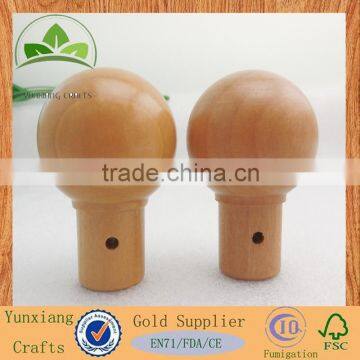 natural wood furniture round ball door drawer knobs