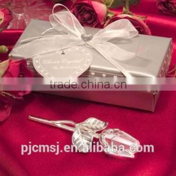 decoration wedding thank you gift crystal flower