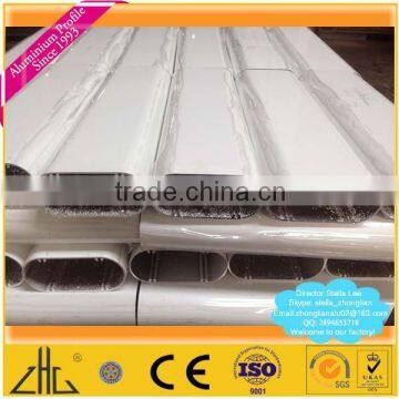Wow!! colorful anodized aluminium triangle tube , extruded hinge frame aluminium door profile tube , oval tube aluminium profile