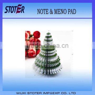 2014 New design Christmas Trees sticky note