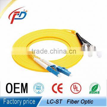 simplex single mode LC-ST fiber optic patch cord in communication