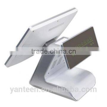 Silver Color 15inch Supermarket All in One Touch Screen POS System With Aluminum Alloy Casing photo-4