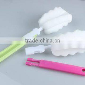 Bottle Cleaning Brush/ Cup Brush Sponge/foldable Cleaning Brush Sponge photo-3