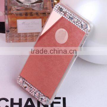 Mirror Luury Diamond Rhinestone TPU Case for IPhone 5 6 6s Plus Soft Silicone Thin Protective Back Cover for Samsung Galaxy S6 photo-6