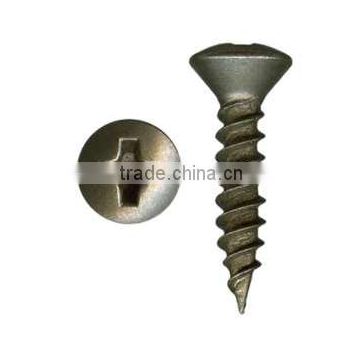 Slotted oval head tapping screw