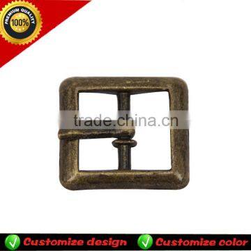 Metal shoe accessory buckle for footwear