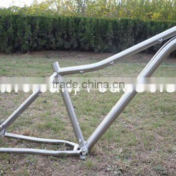 Grade 9 Titanium Fat Bike Frame ID44mm Headtube/Belt Drive/Sliding Dropouts