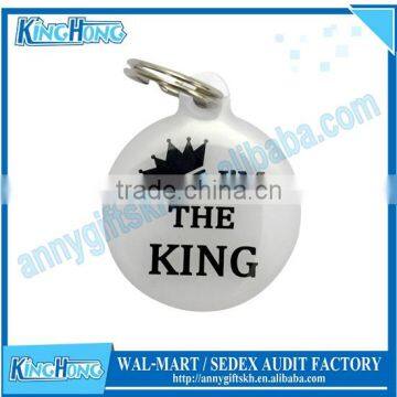 2015 Aluminum QR code laser on the back blank pet id tags