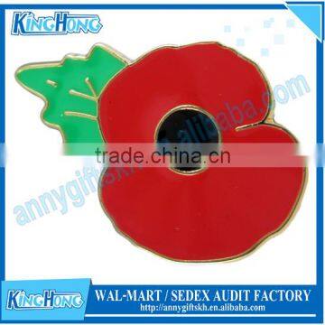 Wholesale flower custom metal wedding lapel pins manufacturer