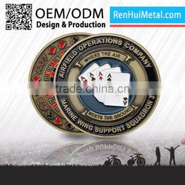 Fashion style OEM brand coin holder necklace