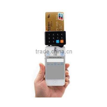 Mobile Encrypted EMV Magnetic Smart Card IC Chip Card Reader for iphone and android with Keypad