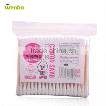 medical sterile cotton swab stick / wooden stick cotton swab