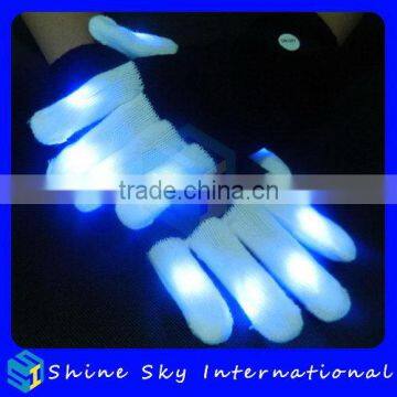 Super Quality Useful Shenzhen Supplier Led Flashing Gloves