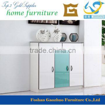 701-1 new blue color modern design home furniture wood living room cabinet, wooden shoe cabinet