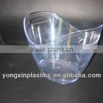 PP plastic ice bucket table for bar