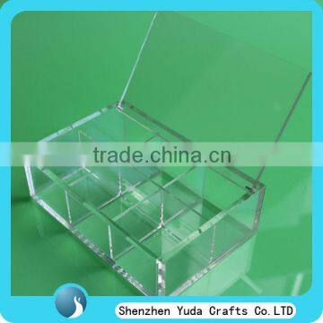 wholesale clear acrylic candy retail box acrylic boxes with hinged lids