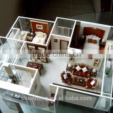Architectural Model Layout With Lighting 1/25