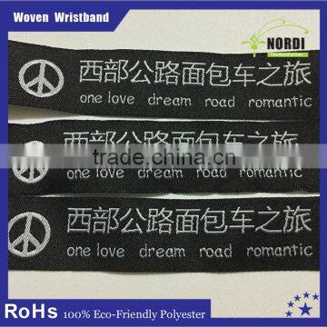 Single Time Using Custom Festival Woven Fabric Wristband for Event/Bracelet/Wristband Strap photo-5