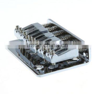 Guitar Parts 65mm Chrome 6 Strings Saddle Hardtail Bridge Top Load photo-6