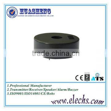 High SPL black round ceramic buzzer rohs