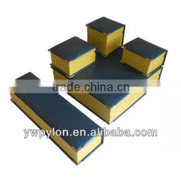 Black PU leather cardboard jewelry box set