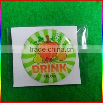 Drinking Bottle Cap Glow in the Dark Epoxy Sticker photo-2