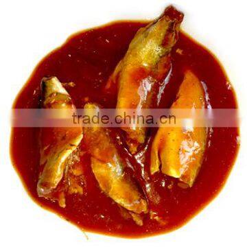 Grade A Chinese Canned Sardine in Tomato Sauce of High Quality