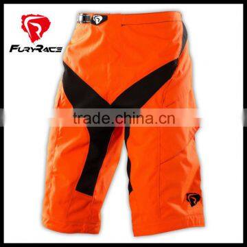 OEM Custom Motocross Motorcycle Cycling Shorts Men Bicycle Biking Pants Orange