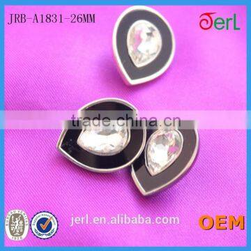 fashionable rhinestone button for wholesale apparel