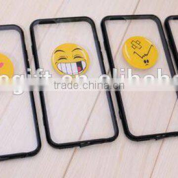 Acrylic DIY Emoji Sticker / Emoji Lapel Pin/ Badge for Mobile photo-2