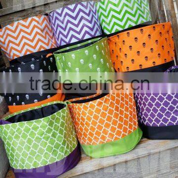 Multifunctional Wholesale Halloween Chevron Bucket