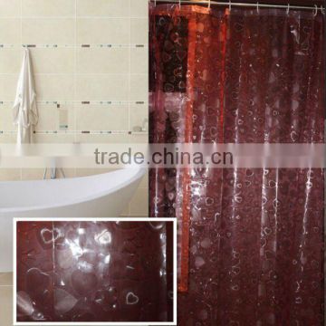 3D with star printing shower curtain